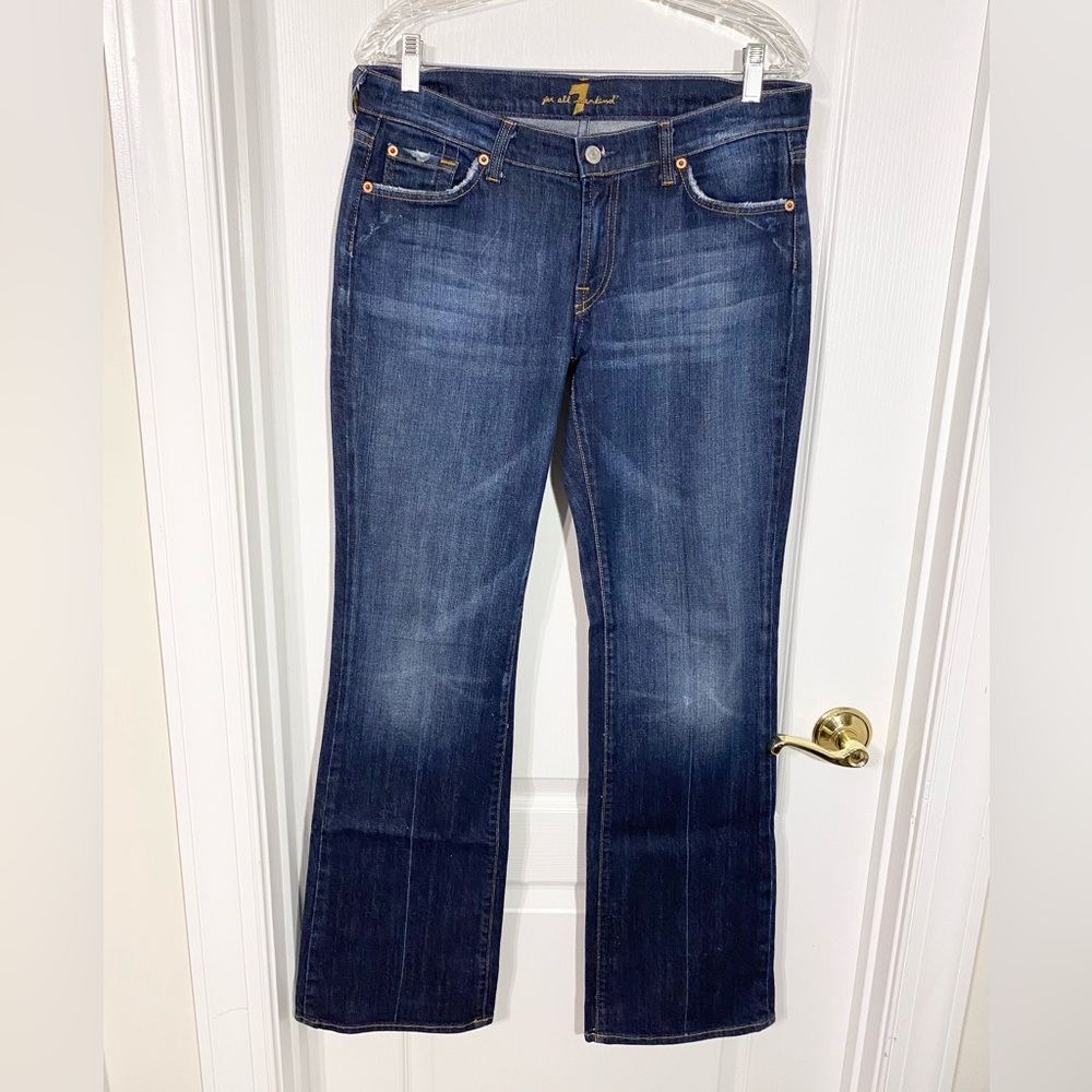 Y2K 7FAM USA Made Low Rise Bootcut Jeans 7 For All Mankind Size 31